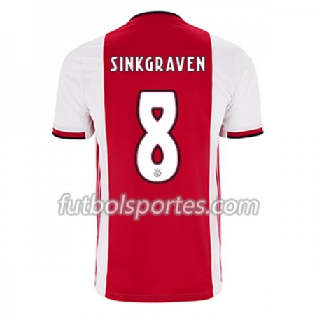 Camisetas AFC Ajax Daley Sinkgraven 8 Primera Equipacion 2019/2020